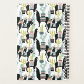 Taco über Liebe | Lama- und Donkey-Muster Planer (Rückseite)