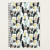 Taco über Liebe | Lama- und Donkey-Muster Planer (Vorderseite)