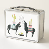 Taco über Liebe Metall Brotdose (Vorderseite)