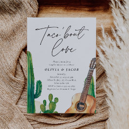 Taco über Liebe Mexikanische Paare Einladung Dusch