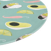 Taco über Liebe | Muster für Taco-Elemente Schneidebrett (Ecke)