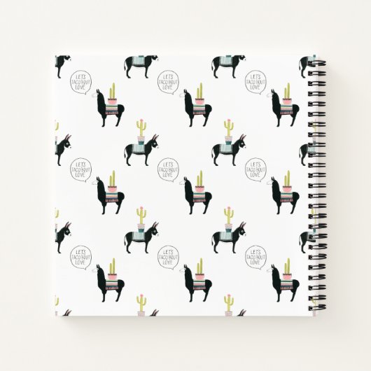 Taco über Liebe Notizblock (Rückseite)