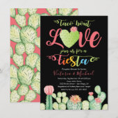 Taco über Liebe Paare Dusche Einladungen (Vorne/Hinten)