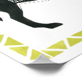 Taco über Liebe Poster (Ecke)