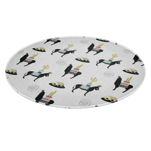 Taco über Liebe Schneidebrett (Ecke)