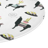 Taco über Liebe Schneidebrett (Ecke)