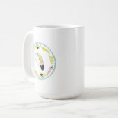 Taco über Liebe | Taco-Element-Kreis Kaffeetasse (Vorderseite Links)