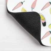 Taco über Liebe | Taco-Element-Kreis Mousepad (Ecke)