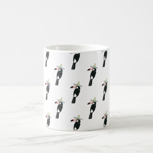 Taco über Liebe | Toucan Sombrero Kaffeetasse (Mittel)