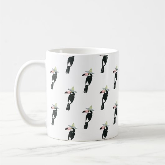 Taco über Liebe | Toucan Sombrero Kaffeetasse (Links)