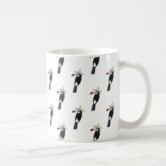 Taco über Liebe | Toucan Sombrero Kaffeetasse (Rechts)