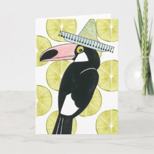 Taco über Liebe   Toucan Sombrero Karte