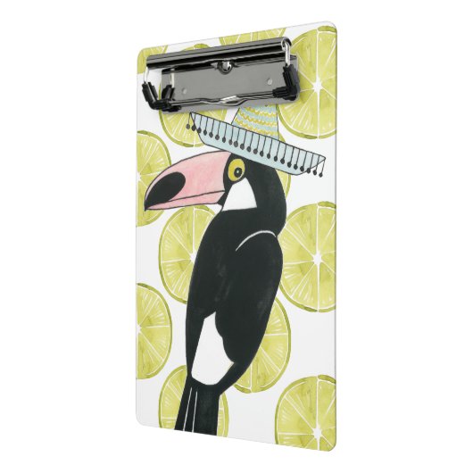 Taco über Liebe | Toucan Sombrero Mini Klemmbrett (Gewinkelt2)