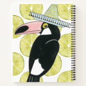 Taco über Liebe | Toucan Sombrero Notizblock (Rückseite)