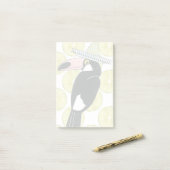 Taco über Liebe | Toucan Sombrero Post-it Klebezettel (Auf Schreibtisch)