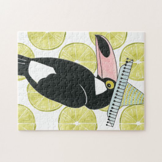 Taco über Liebe | Toucan Sombrero Puzzle (Horizontal)