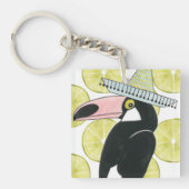 Taco über Liebe | Toucan Sombrero Schlüsselanhänger (Vorderseite)