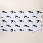 Taco über Liebe | Toucan Sombrero Strandtuch (Vorderseite)