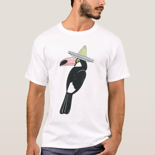 Taco über Liebe | Toucan Sombrero T-Shirt (Vorderseite)