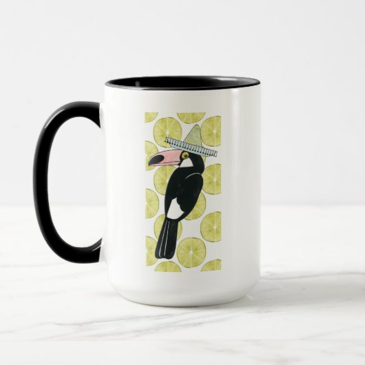 Taco über Liebe | Toucan Sombrero Tasse (Links)