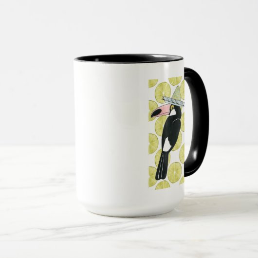 Taco über Liebe | Toucan Sombrero Tasse (VorderseiteRechts)
