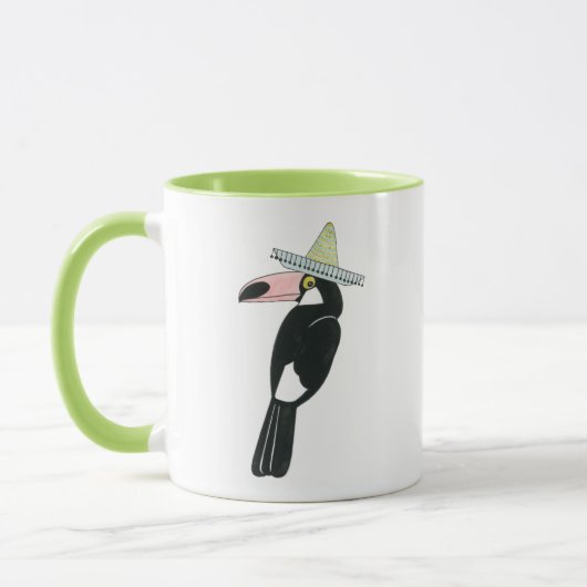 Taco über Liebe | Toucan Sombrero Tasse (Links)