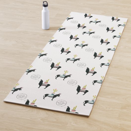 Taco über Liebe Yogamatte (Beispiel)