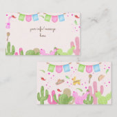 Taco über lustiges Fest mexicanischen Kindergeburt Begleitkarte (Vorne/Hinten)