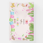 Taco über lustiges Fiesta mexicanischen ersten Geb Banner (Vertikal)