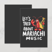 Taco Über Mariachi Music: Funny Lobster Save The Date (Vorne/Hinten)