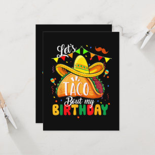 Taco Über Meinen Geburtstag Lustig Cinco De Mayo M Einladung