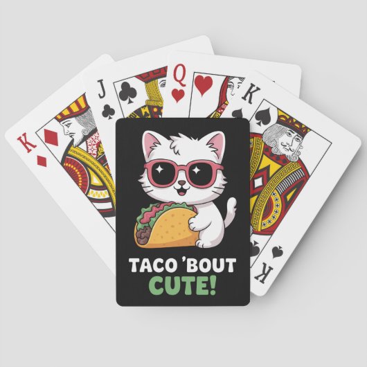 Taco 'Über Niedlich Kitten Spielkarten (Rückseite)