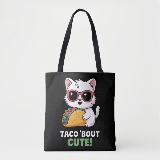 Taco 'Über Niedlich Kitten Tasche (Vorderseite)