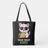 Taco 'Über Niedlich Kitten Tasche (Rückseite)