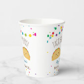 Taco über Zwillinge Fiesta Baby Dusche Papiertasse Pappbecher (Links)