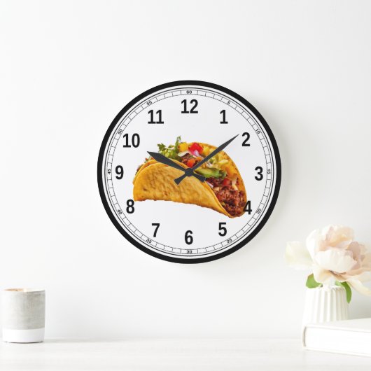 Taco-Uhr Große Wanduhr (Zuhause)