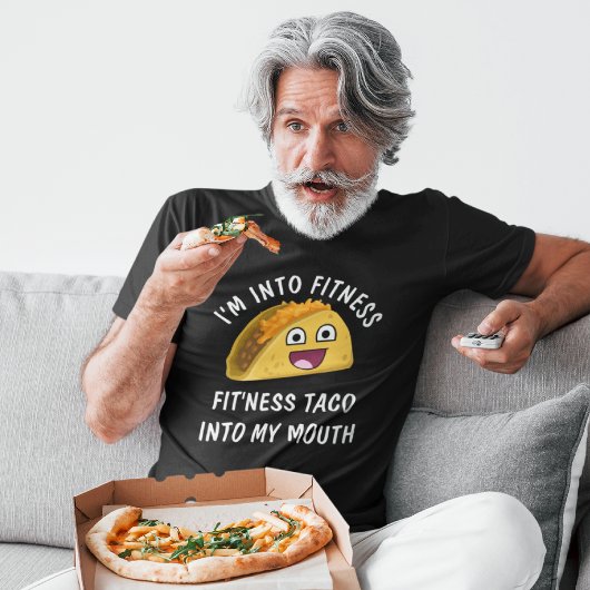 Taco und Fitness Funny Zitat T-Shirt