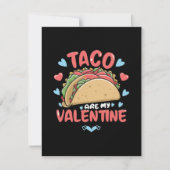 Taco-Valentin Feiertagskarte (Vorderseite)