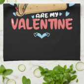 Taco-Valentin Geschirrtuch (Gefaltet)