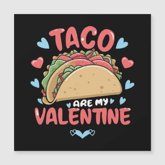 Taco-Valentin Magnetkarte (Vorderseite)