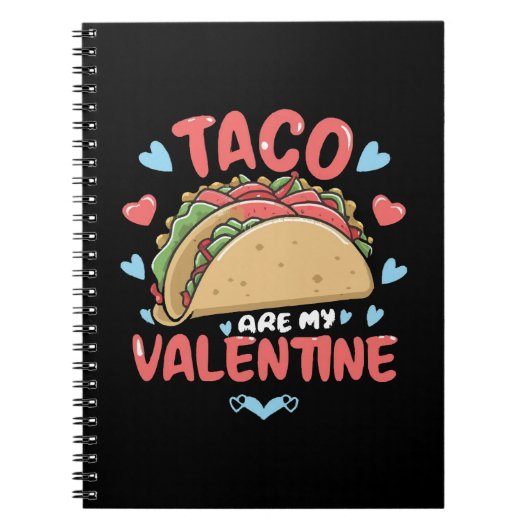 Taco-Valentin Notizblock (Vorderseite)