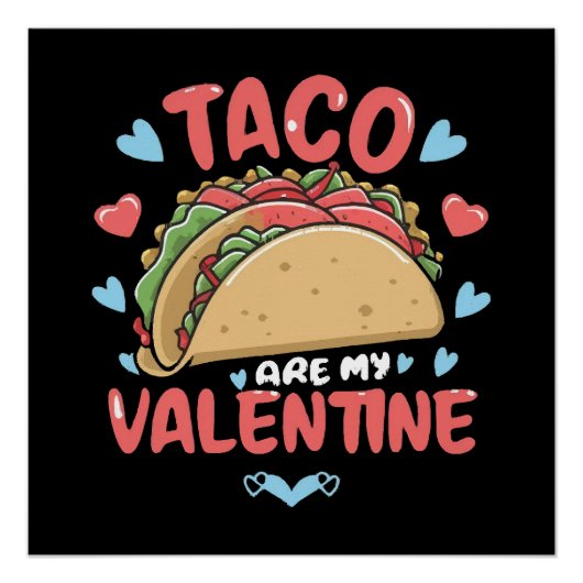 Taco-Valentin Poster (Vorderseite)