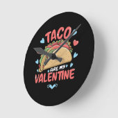 Taco-Valentin Runde Wanduhr (Winkel)