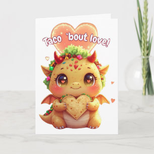 Taco Valentinstag  Feiertagskarte