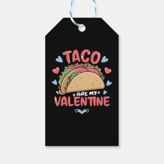 Taco-Valentinstag Geschenkanhänger (Rückseite)