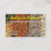 Taco-Visitenkarten Visitenkarte (Vorderseite)