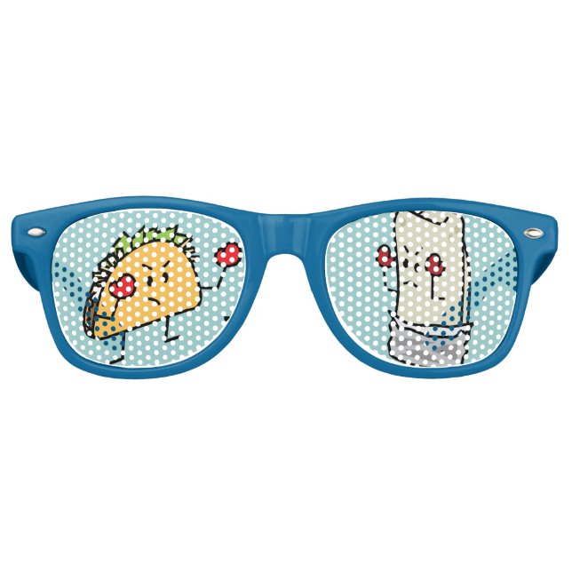 Taco vs Burrito Partybrille (Vorderseite)