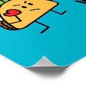 Taco vs Burrito Poster (Ecke)