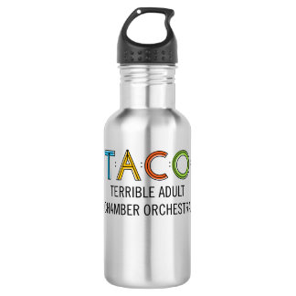 TACO Wasser-Flasche (18 Unze), Edelstahl Trinkflasche