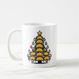 Taco Weihnachtsbaum - Funny Feinschmecker Feiertag Kaffeetasse